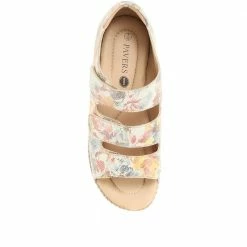Pavers Ladies 3 Strap Patterned Leather Shoes - BASAN31009 / 317 979 / 317 979 23 Pavers Ladies 3 Strap Patterned Leather Shoes - BASAN31009 / 317 979 / 317 979