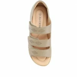 Pavers Ladies 3 Strap Patterned Leather Shoes - BASAN31009 / 317 979 / 317 979 31 Pavers Ladies 3 Strap Patterned Leather Shoes - BASAN31009 / 317 979 / 317 979