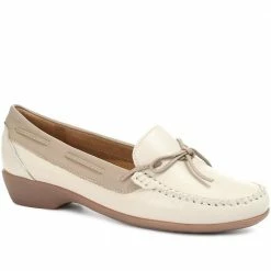 Pavers Shoes Ladies Contrasting Leather Loafers - NAP31017 / 317 827