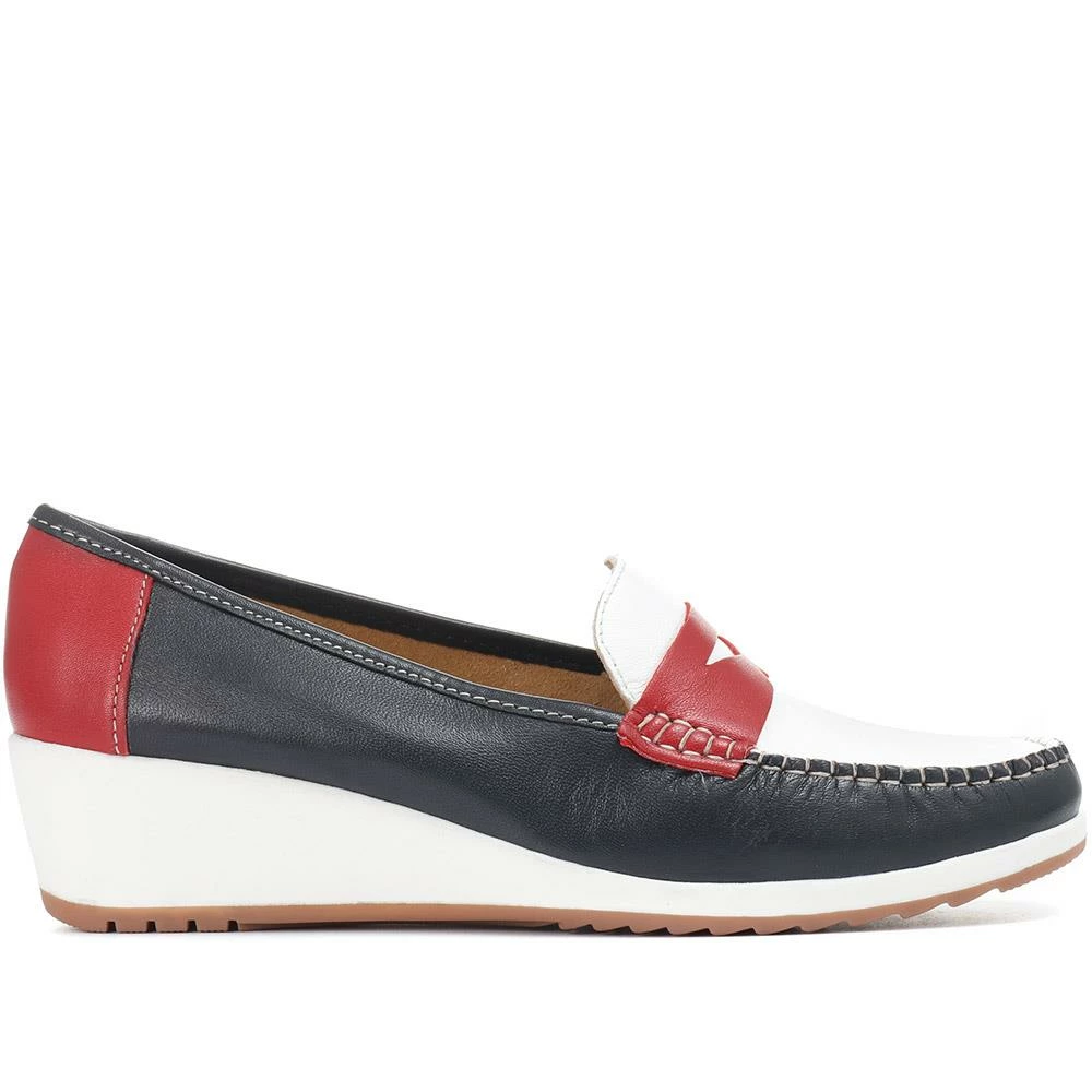 Pavers Shoes Wide Fit Leather Penny Loafer - NAP31019 / 318 196 19 Pavers Shoes Wide Fit Leather Penny Loafer - NAP31019 / 318 196