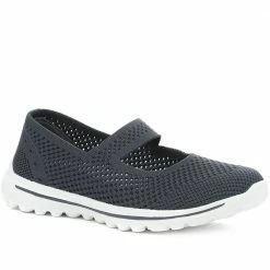 Pavers Wide Fit Stretch Mary Jane Sneakers / 317 470