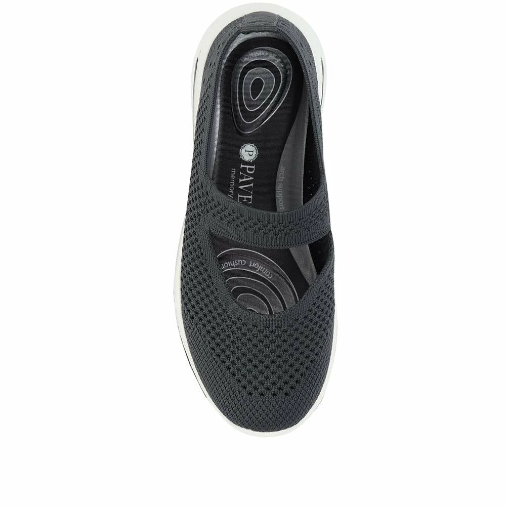 Pavers Wide Fit Stretch Mary Jane Sneakers / 317 470 8 Pavers Wide Fit Stretch Mary Jane Sneakers / 317 470