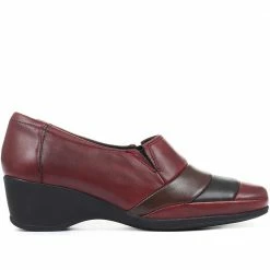 Pavers Multi-Tonal Leather Slip On - HSNAP1607 / 124 384 Shoes