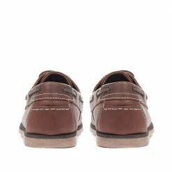 Pavers Leather Boat Shoes - SHAFI31001 / 317 608