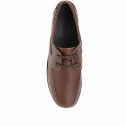 Pavers Leather Boat Shoes - SHAFI31001 / 317 608
