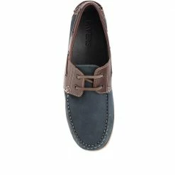Pavers Leather Boat Shoes - SHAFI31001 / 317 608