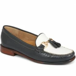 Pavers Wide Fit Leather Tassel Loafer - NAP29004 / 314 702