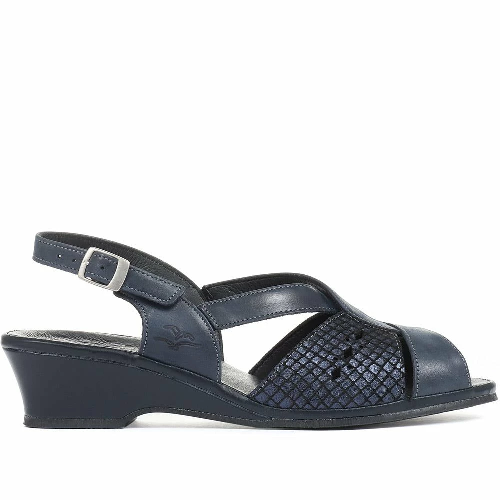 Fly Flot Wide Fit Ladies Flat Sandals - CAL31023 / 317 709 3 Fly Flot Wide Fit Ladies Flat Sandals - CAL31023 / 317 709