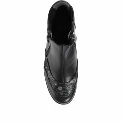 Fly Flot Dual-Zip Leather Ladies Ankle Boots - CAL32011 / 319 233 25 Fly Flot Dual-Zip Leather Ladies Ankle Boots - CAL32011 / 319 233