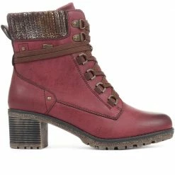 Relife By Pavers Wide Fit Mid-Heel Ankle Boots - CENTR32059 / 318 999