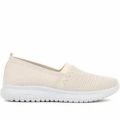 Pavers Lightweight Slip-On Sneakers / 318 637 Wide Fit