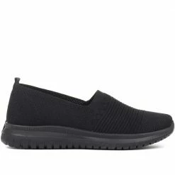 Pavers Lightweight Slip-On Sneakers / 318 637 Wide Fit