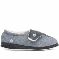 Pavers Wide Fit Antibacterial Slippers - QING32015 / 319 076