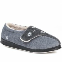 Pavers Wide Fit Antibacterial Slippers - QING32015 / 319 076