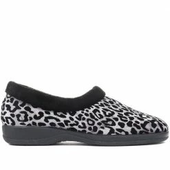 Pavers Leopard Print Ladies Full Slippers - ANAT32003 / 319 244