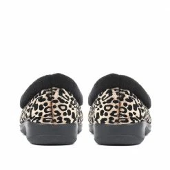 Pavers Leopard Print Ladies Full Slippers - ANAT32003 / 319 244