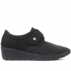 Fly Flot Wide Fit Touch Fastening Ladies Shoes - FLY32021 / 318 575