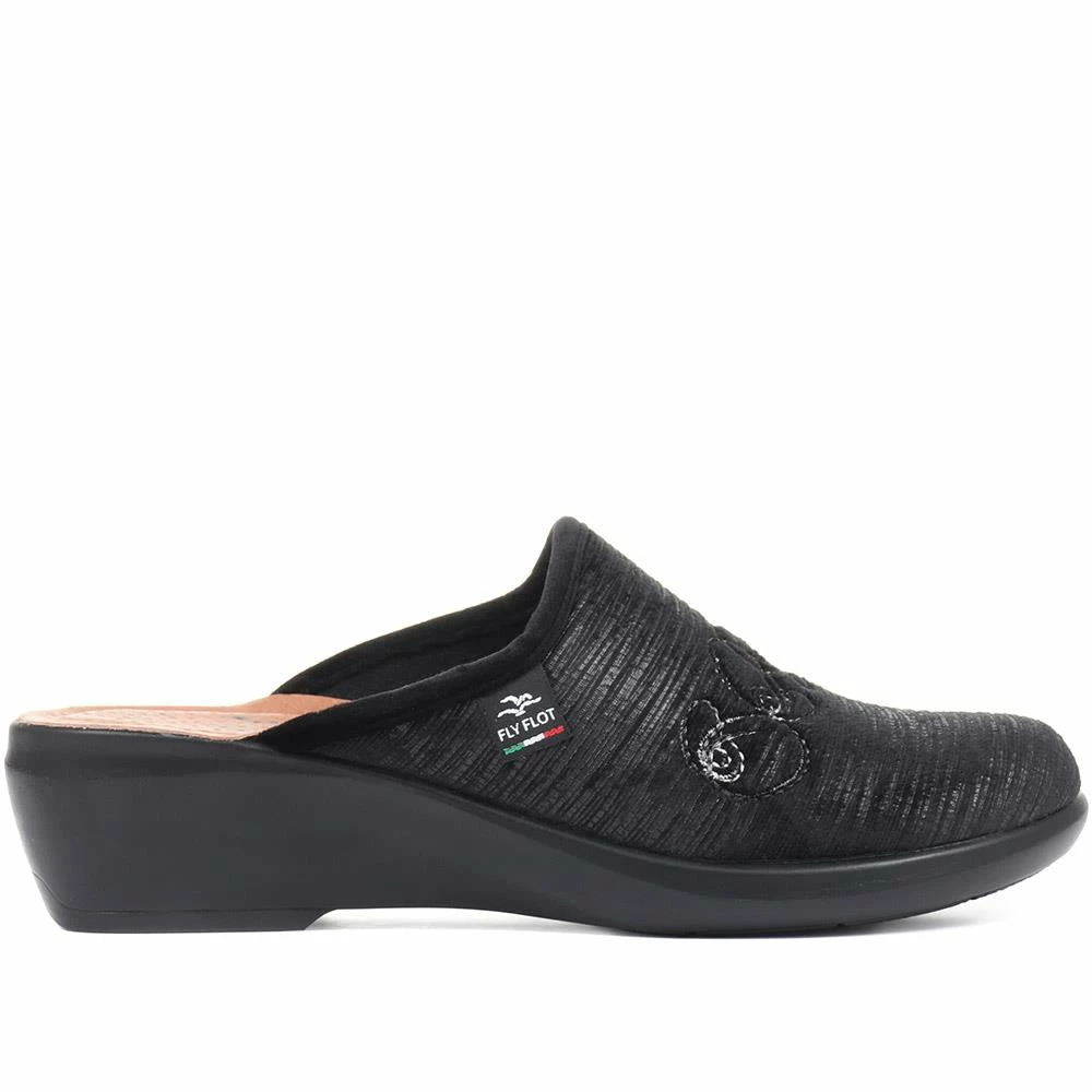 Fly Flot Wide Fit Slipper Clogs - FLY32055 / 318 596 12 Fly Flot Wide Fit Slipper Clogs - FLY32055 / 318 596