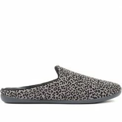 Pavers Ladies Leopard Print Mule Slippers - KOY32015 / 319 122 / 319 122 21 Pavers Ladies Leopard Print Mule Slippers - KOY32015 / 319 122 / 319 122