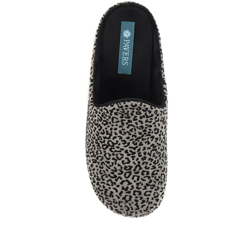 Pavers Ladies Leopard Print Mule Slippers - KOY32015 / 319 122 / 319 122 10 Pavers Ladies Leopard Print Mule Slippers - KOY32015 / 319 122 / 319 122