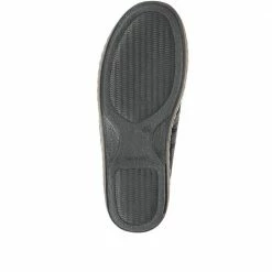 Pavers Wide Fit Men's Motorbike Emblem Slippers - KOY32009 / 318 955 / 318 955