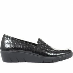 Fly Flot Wide Fit Leather Slip-On Shoes - RDSOF32013 / 318 670