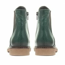 Bellissimo Ladies Green Leather Chelsea Boots - BELYNR32003 / 319 175 / 319 175