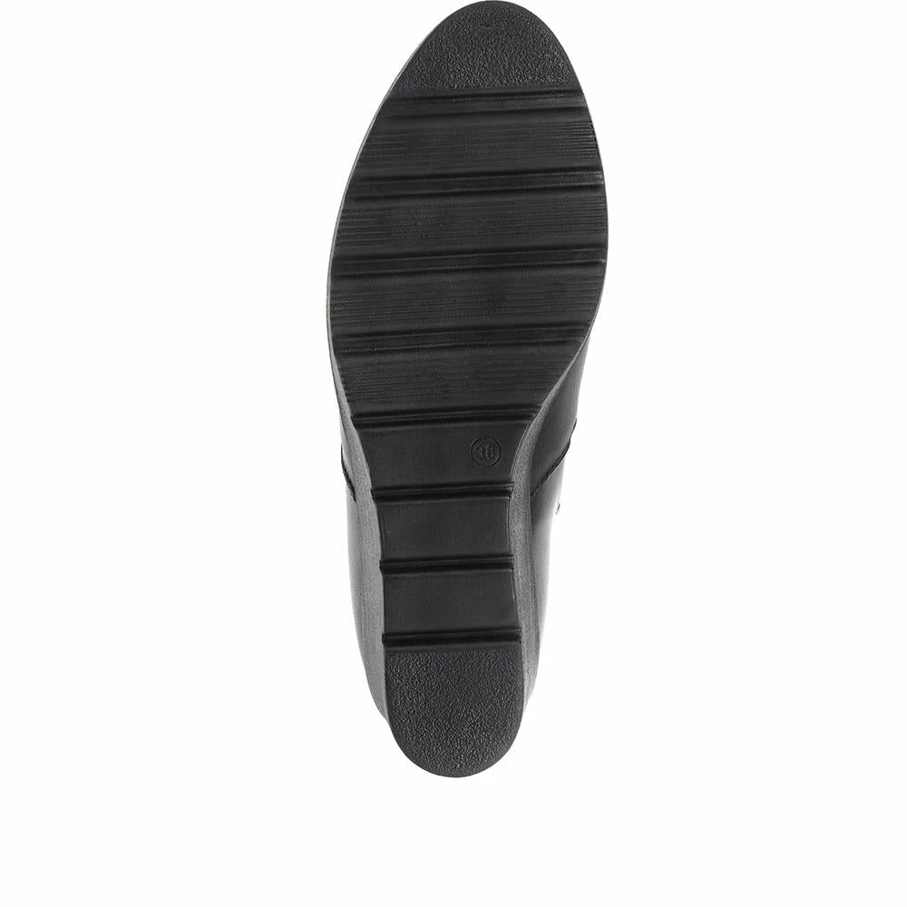 Pavers Leather Wedge Ankle Boots - ELILE32001 / 319 028 / 319 028 5 Pavers Leather Wedge Ankle Boots - ELILE32001 / 319 028 / 319 028