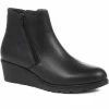 Pavers Leather Wedge Ankle Boots - ELILE32001 / 319 028 / 319 028