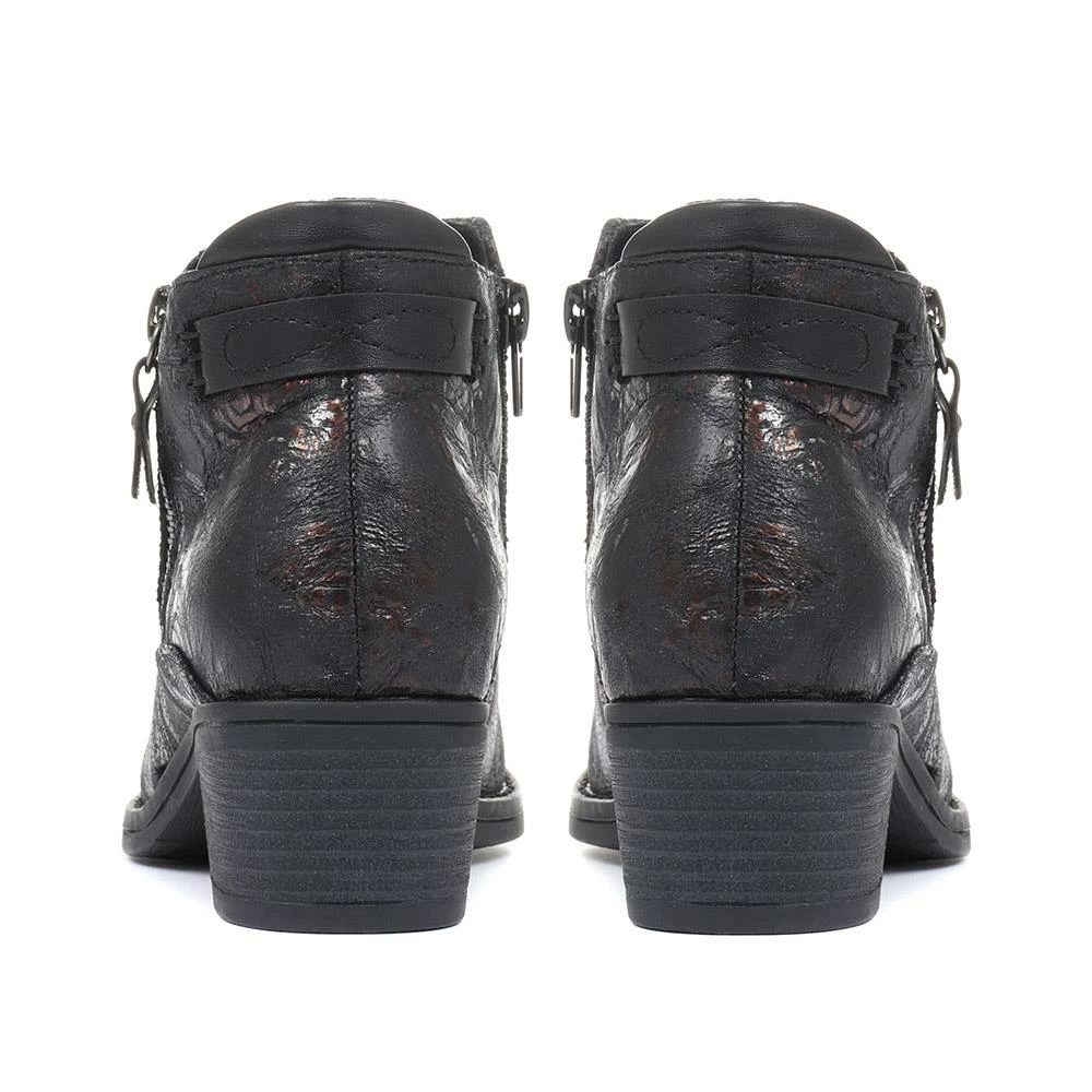 Pavers Mid Heel Ankle Boots - SIN32003 / 318 980 4 Pavers Mid Heel Ankle Boots - SIN32003 / 318 980