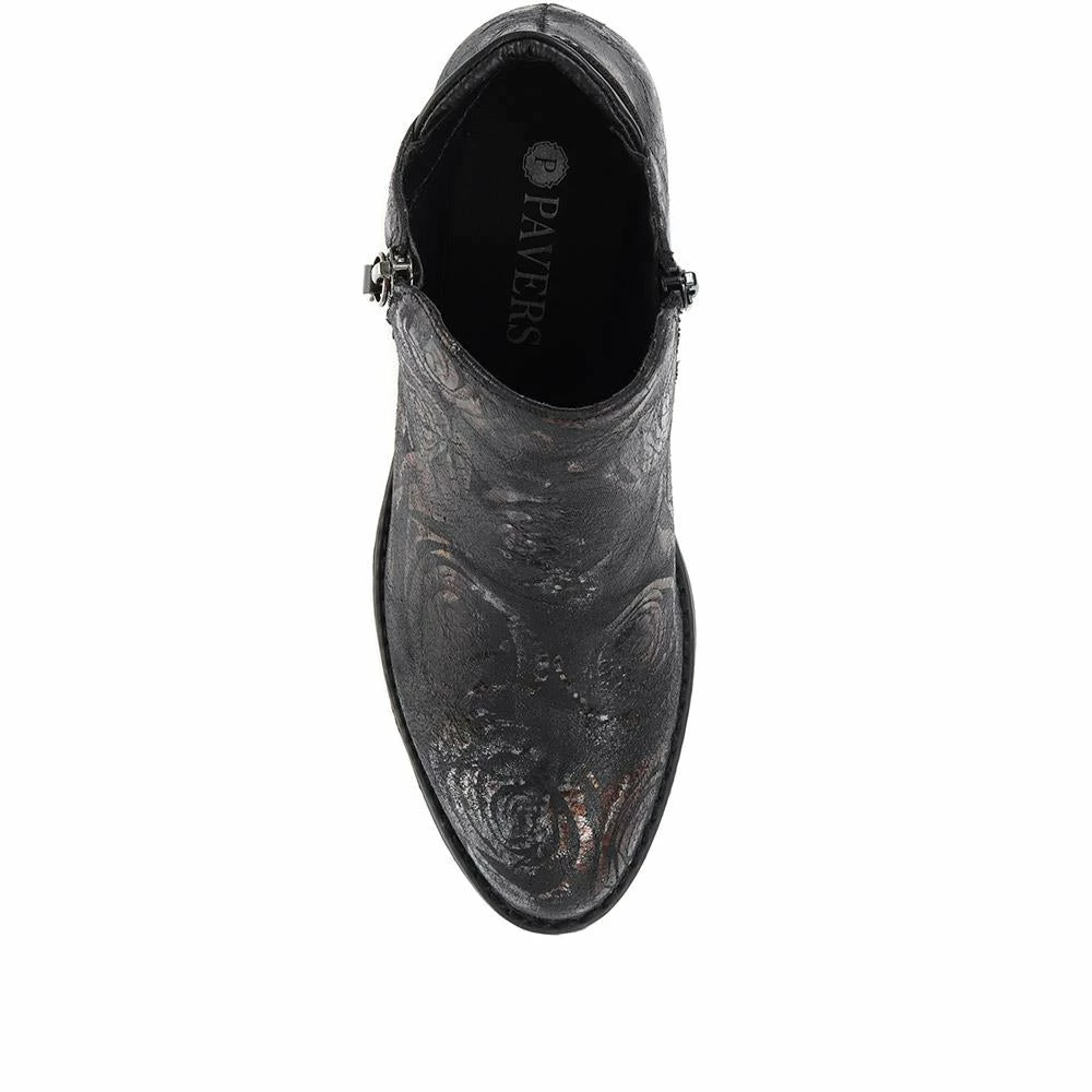 Pavers Mid Heel Ankle Boots - SIN32003 / 318 980 6 Pavers Mid Heel Ankle Boots - SIN32003 / 318 980