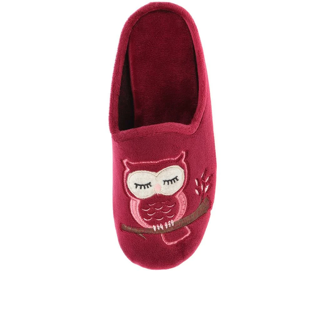 Pavers Slippers Owl Applique Slipper Mules - RELAX32005 / 319 181 6 Pavers Slippers Owl Applique Slipper Mules - RELAX32005 / 319 181