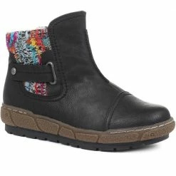 Pavers Wide Fit Ladies Ankle Boots - WBINS32013 / 318 882