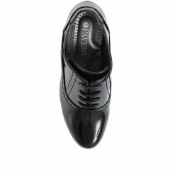 Pavers Lace-Up Heeled Ankle Boots - WK32003 / 319 002 Shoes