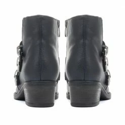 Bellissimo Cowboy Buckle Ankle Boot - BELBAR28005 / 314 850 Boots 9 Bellissimo Cowboy Buckle Ankle Boot - BELBAR28005 / 314 850 Boots