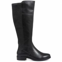 Pavers Ladies Stretch Fit Leather Knee High Boots - RNB32019 / 319 210 / 319 210