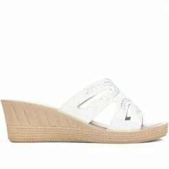 Pavers Embellished Wedge Heel Sandals - INB31039 / 318 169