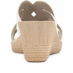 Pavers Embellished Wedge Heel Sandals - INB31039 / 318 169