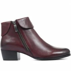 Pavers Women?s Leather Ankle Boots - VIROL32001 / 318 896