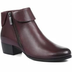 Pavers Women?s Leather Ankle Boots - VIROL32001 / 318 896