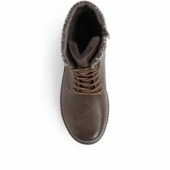 Pavers Ladies Black Ankle Boots With Knitted Cuff - WOIL32029 / 319 130 / 319 130 20 Pavers Ladies Black Ankle Boots With Knitted Cuff - WOIL32029 / 319 130 / 319 130