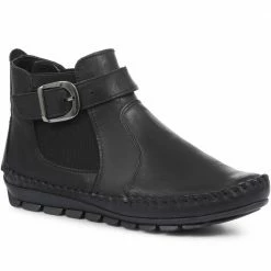 Kinloch Pull-On Leather Ankle Boot - SIMIN30500 / 316 979 Boots 41 Kinloch Pull-On Leather Ankle Boot - SIMIN30500 / 316 979 Boots