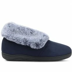 Pavers Wide Fit Faux Fur Slipper Boots - QING30010 / 316 531