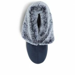 Pavers Wide Fit Faux Fur Slipper Boots - QING30010 / 316 531