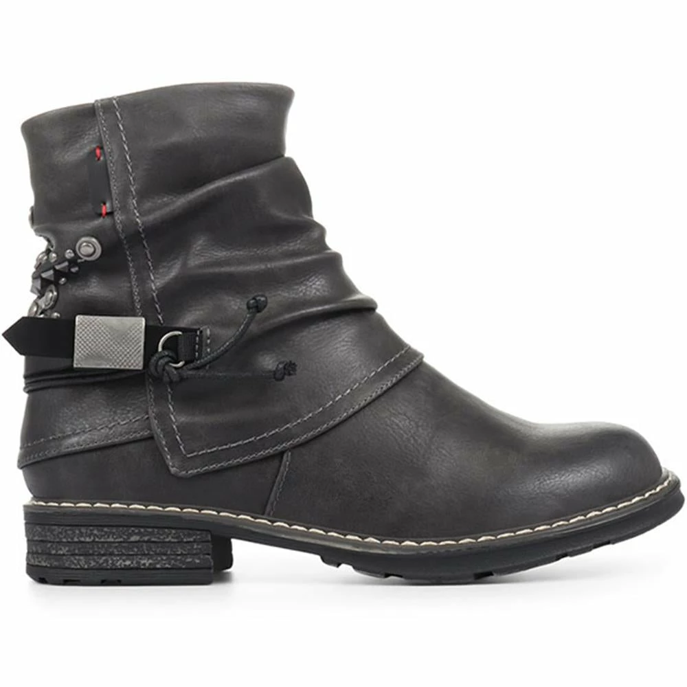 Bellissimo Flat Slouch Ankle Boots - BELWOIL32027 / 319 013 3 Bellissimo Flat Slouch Ankle Boots - BELWOIL32027 / 319 013