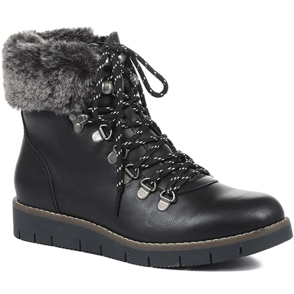 Pavers Faux Fur Hiker Boots - WBINS32045 / 318 975 2 Pavers Faux Fur Hiker Boots - WBINS32045 / 318 975