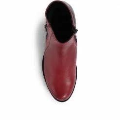 Bellissimo Leather Moc-Croc Ankle Boots - BELKARY32001 / 319 336