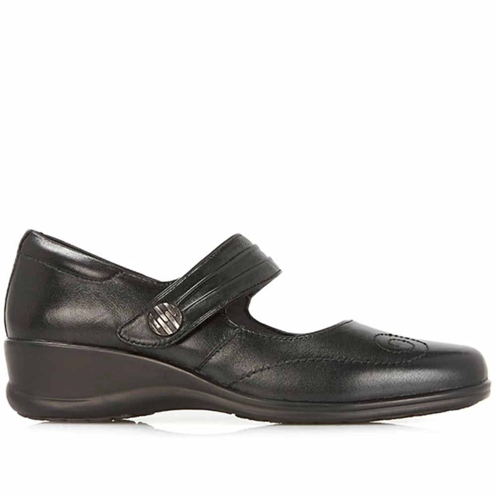 Pavers Shoes Wide Fit Leather Mary-Jane Shoe - KF28016 / 313 208 3 Pavers Shoes Wide Fit Leather Mary-Jane Shoe - KF28016 / 313 208