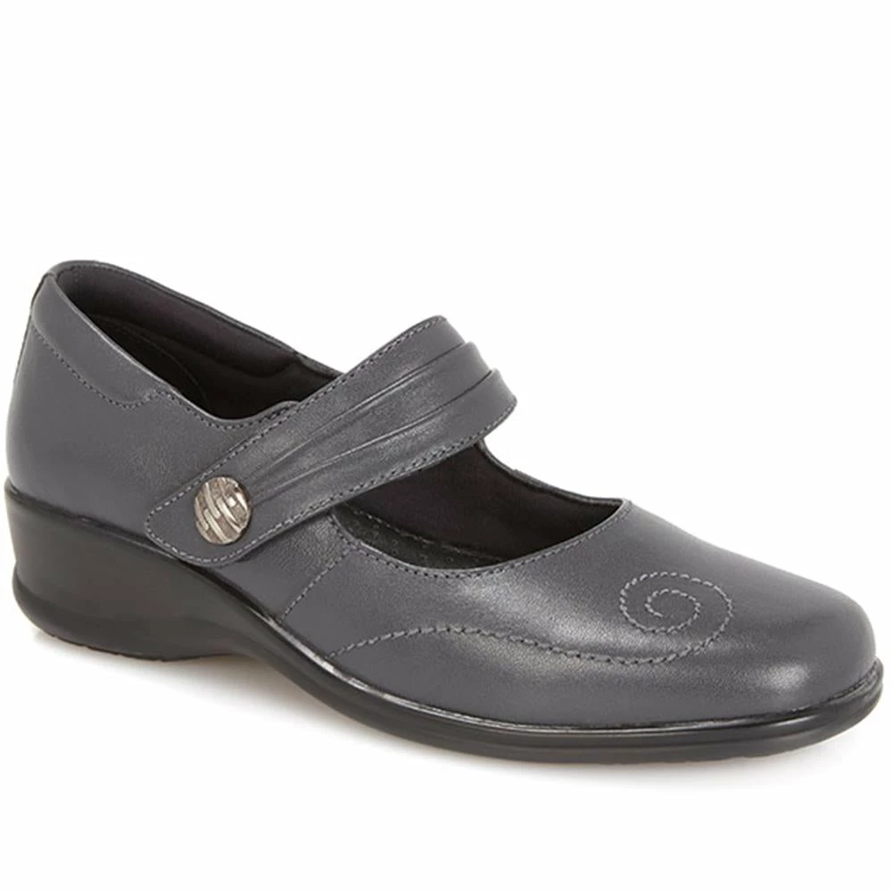 Pavers Shoes Wide Fit Leather Mary-Jane Shoe - KF28016 / 313 208 2 Pavers Shoes Wide Fit Leather Mary-Jane Shoe - KF28016 / 313 208