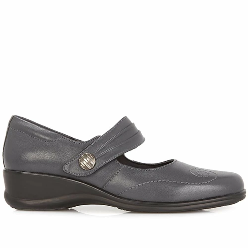 Pavers Shoes Wide Fit Leather Mary-Jane Shoe - KF28016 / 313 208 7 Pavers Shoes Wide Fit Leather Mary-Jane Shoe - KF28016 / 313 208